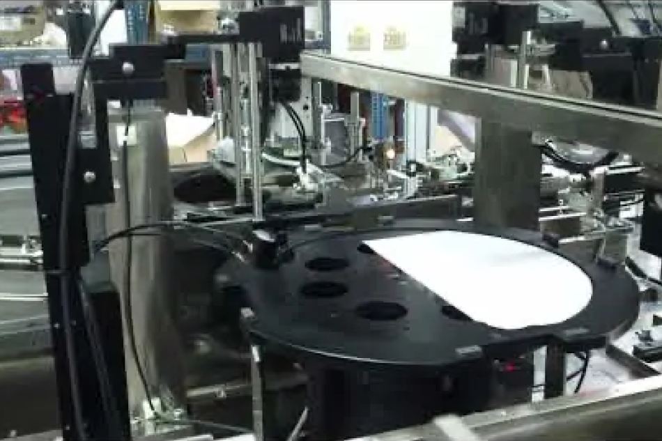 Wafer Frame-貼標機-作業畫面